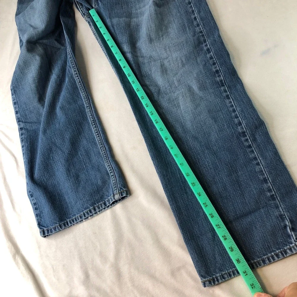 Levis 569 Jeans Men 36x32 (36x31 Fits) Whiskering Y2K Baggy Loose Relaxed Skater